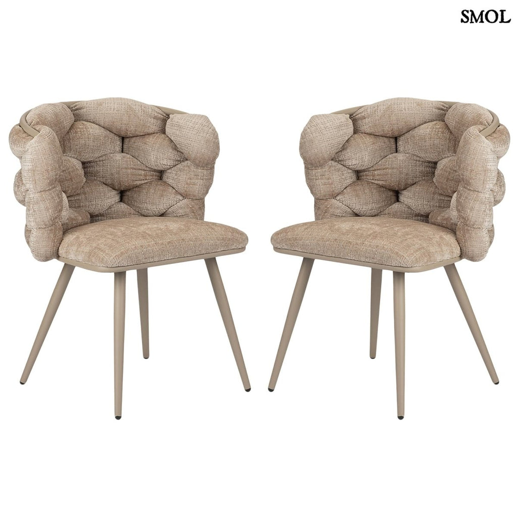 Étkezőszék szett - 2 db, kárpitozott | ROCK CREAM - SMOL