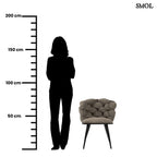 Étkezőszék szett - 2 db, kárpitozott | ROCK TAUPE - SMOL