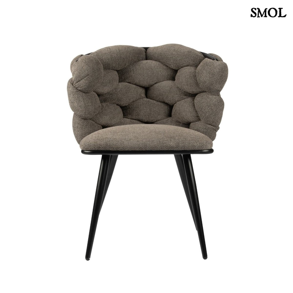 Étkezőszék szett - 2 db, kárpitozott | ROCK TAUPE - SMOL