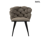 Étkezőszék szett - 2 db, kárpitozott | ROCK TAUPE - SMOL