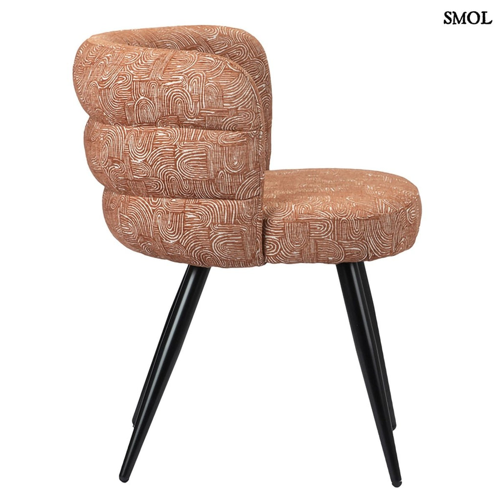 Étkezőszék szett - 2 db, kárpitozott | SAFIYA TERRACOTTA - SMOL