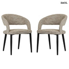 Étkezőszék szett - 2 db, kárpitozott, tűzálló | TUSK COCO - SMOL