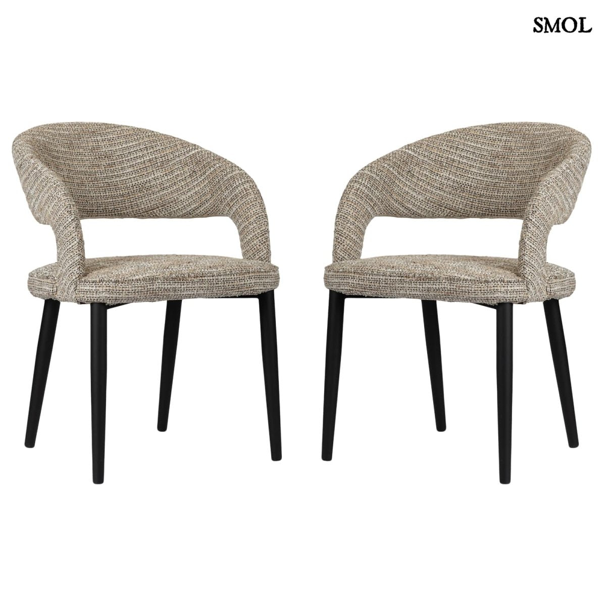 Étkezőszék szett - 2 db, kárpitozott, tűzálló | TUSK COCO - SMOL