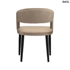 Étkezőszék szett - 2 db, kárpitozott, tűzálló | TUSK SAND WHITE - SMOL