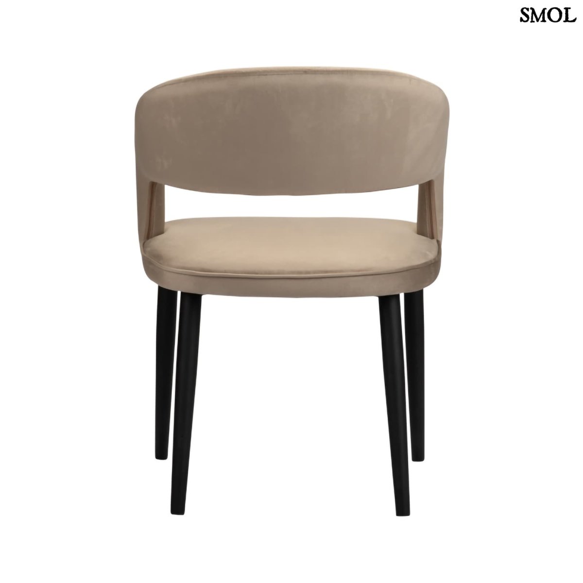 Étkezőszék szett - 2 db, kárpitozott, tűzálló | TUSK SAND WHITE - SMOL