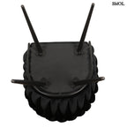 Étkezőszék szett - 2 db, kárpitozott | WAVE BLACK - SMOL