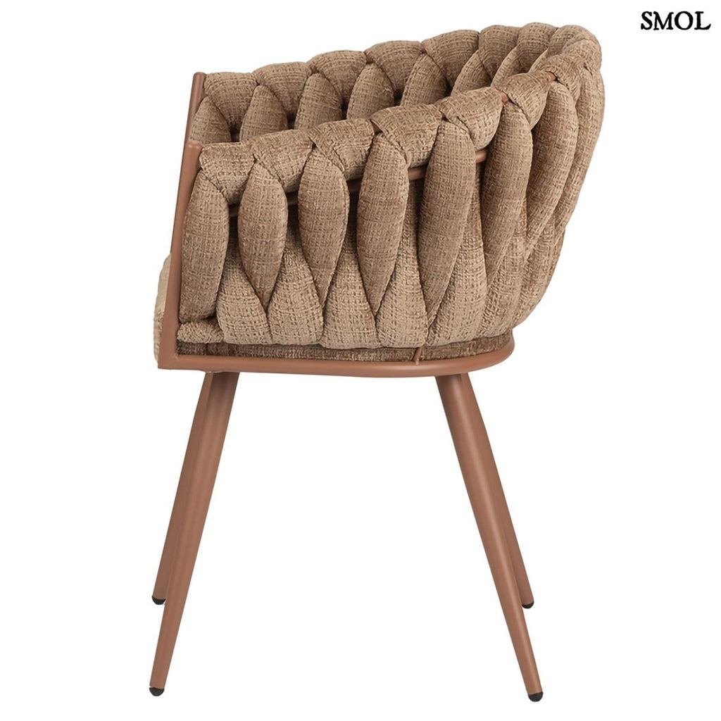 Étkezőszék szett - 2 db, kárpitozott | WAVE CARAMEL - SMOL