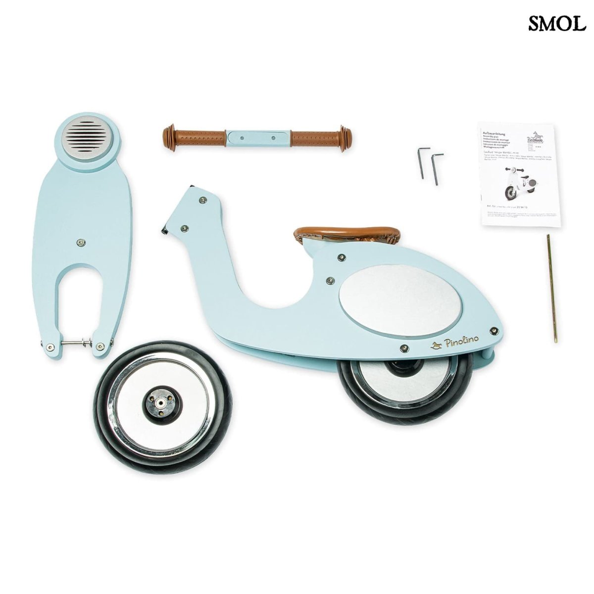 Fa Futóbicikli Gyerekeknek, menta | WANDA - SMOL