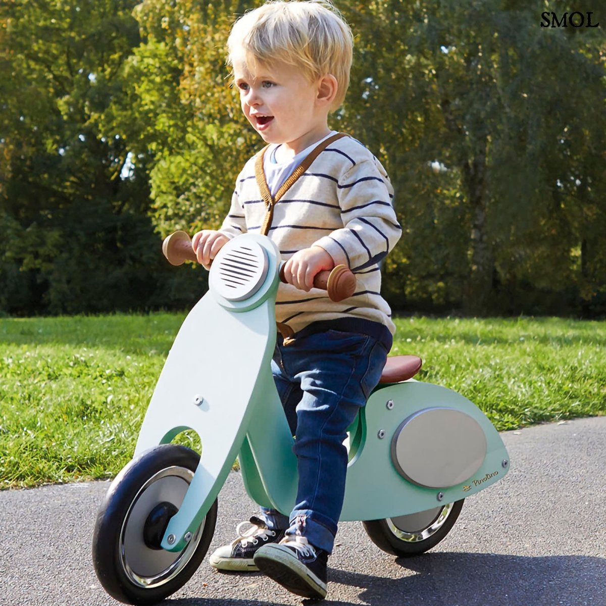 Fa Futóbicikli Gyerekeknek, menta | WANDA - SMOL