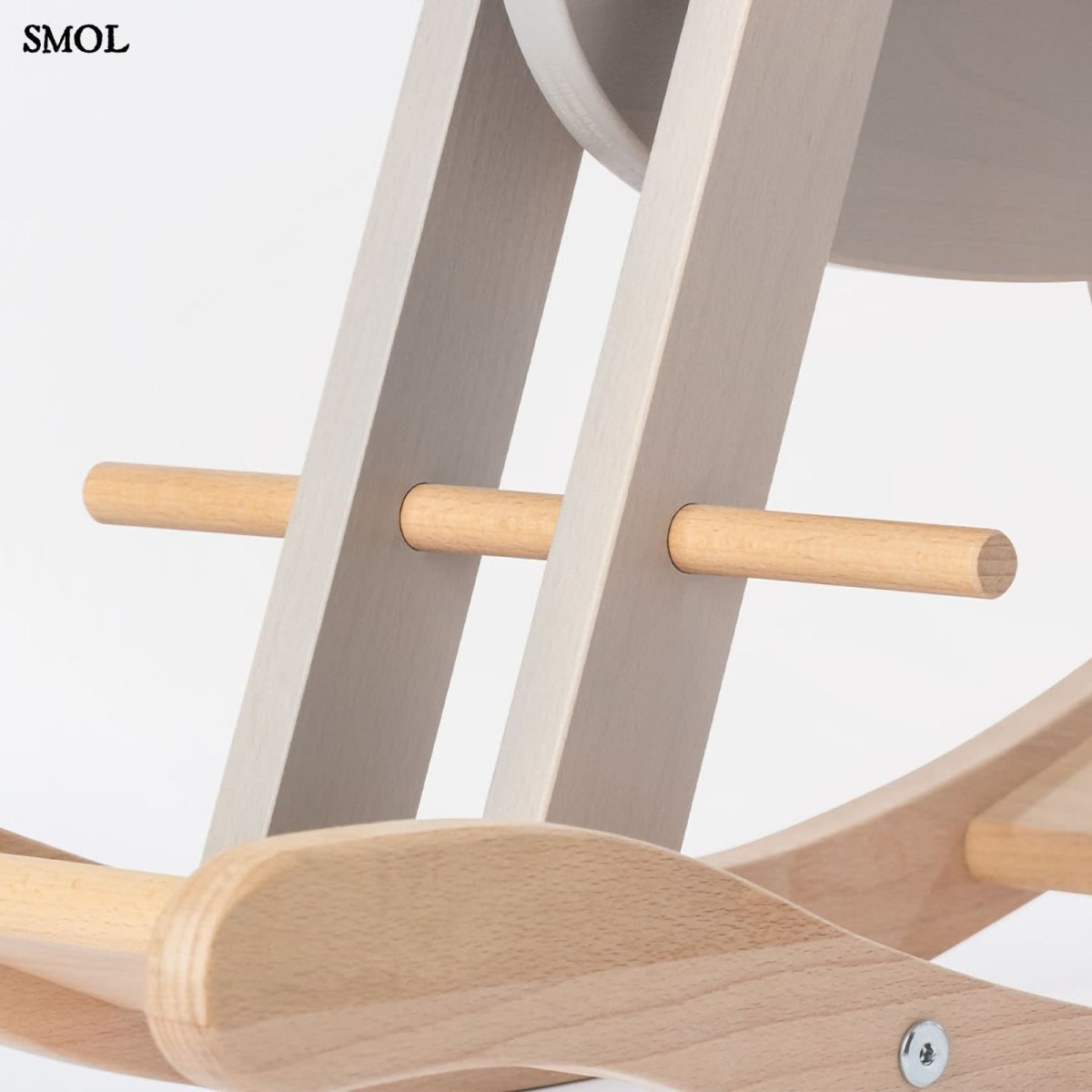 Fa Hintaló Biztonsági Gyűrűvel | GREY HORSE - SMOL