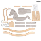 Fa Hintaló Biztonsági Gyűrűvel | GREY HORSE - SMOL