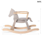 Fa Hintaló Biztonsági Gyűrűvel | GREY HORSE - SMOL