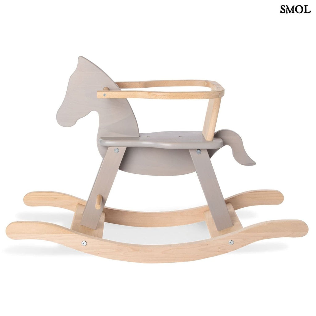 Fa Hintaló Biztonsági Gyűrűvel | GREY HORSE - SMOL