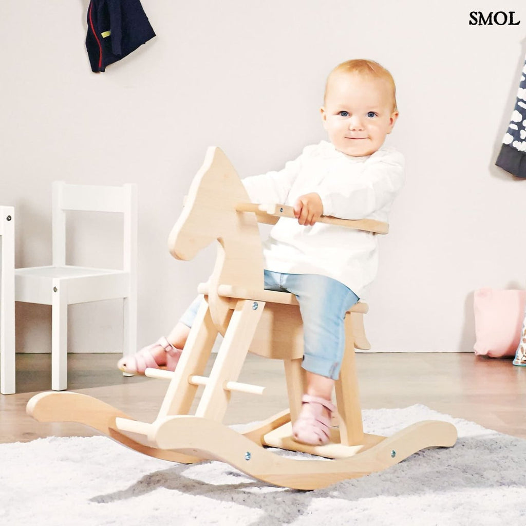 Fa Hintaló Biztonsági Gyűrűvel | HORSE - SMOL