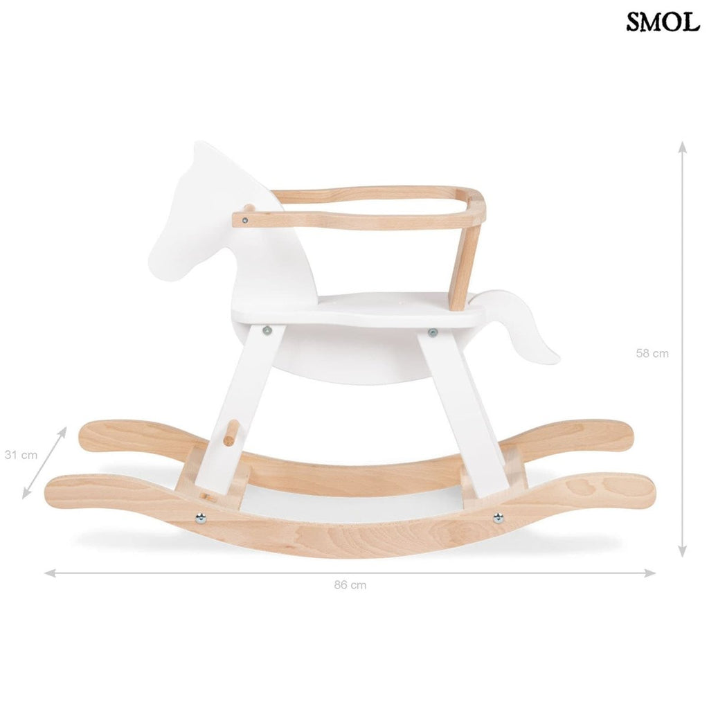 Fa Hintaló Biztonsági Gyűrűvel | WHITE HORSE - SMOL