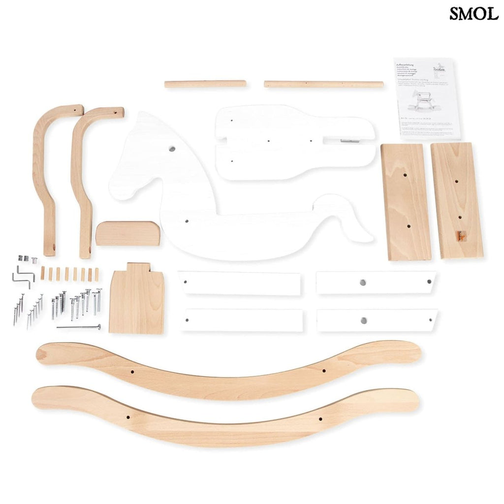 Fa Hintaló Biztonsági Gyűrűvel | WHITE HORSE - SMOL