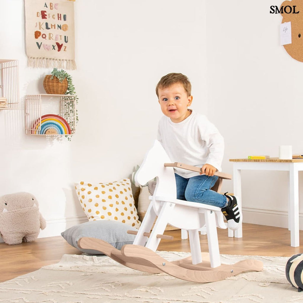 Fa Hintaló Biztonsági Gyűrűvel | WHITE HORSE - SMOL