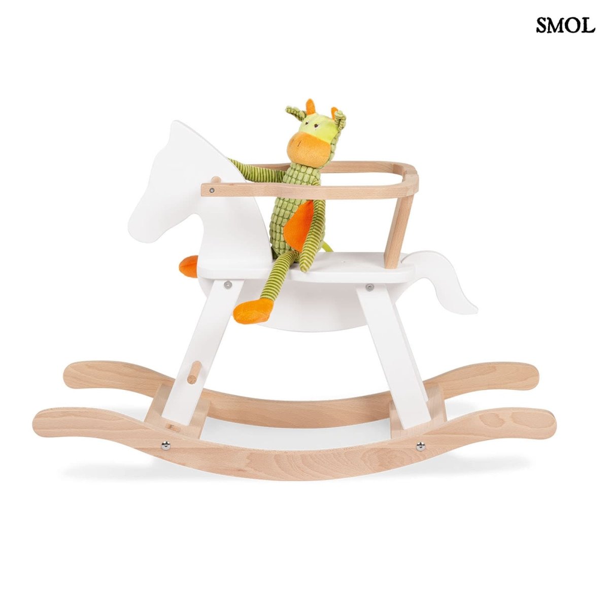 Fa Hintaló Biztonsági Gyűrűvel | WHITE HORSE - SMOL