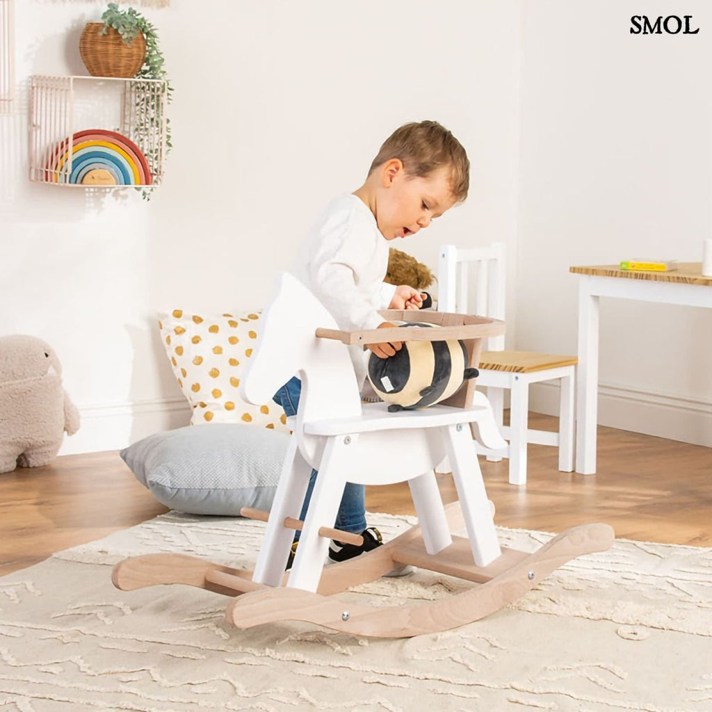 Fa Hintaló Biztonsági Gyűrűvel | WHITE HORSE - SMOL