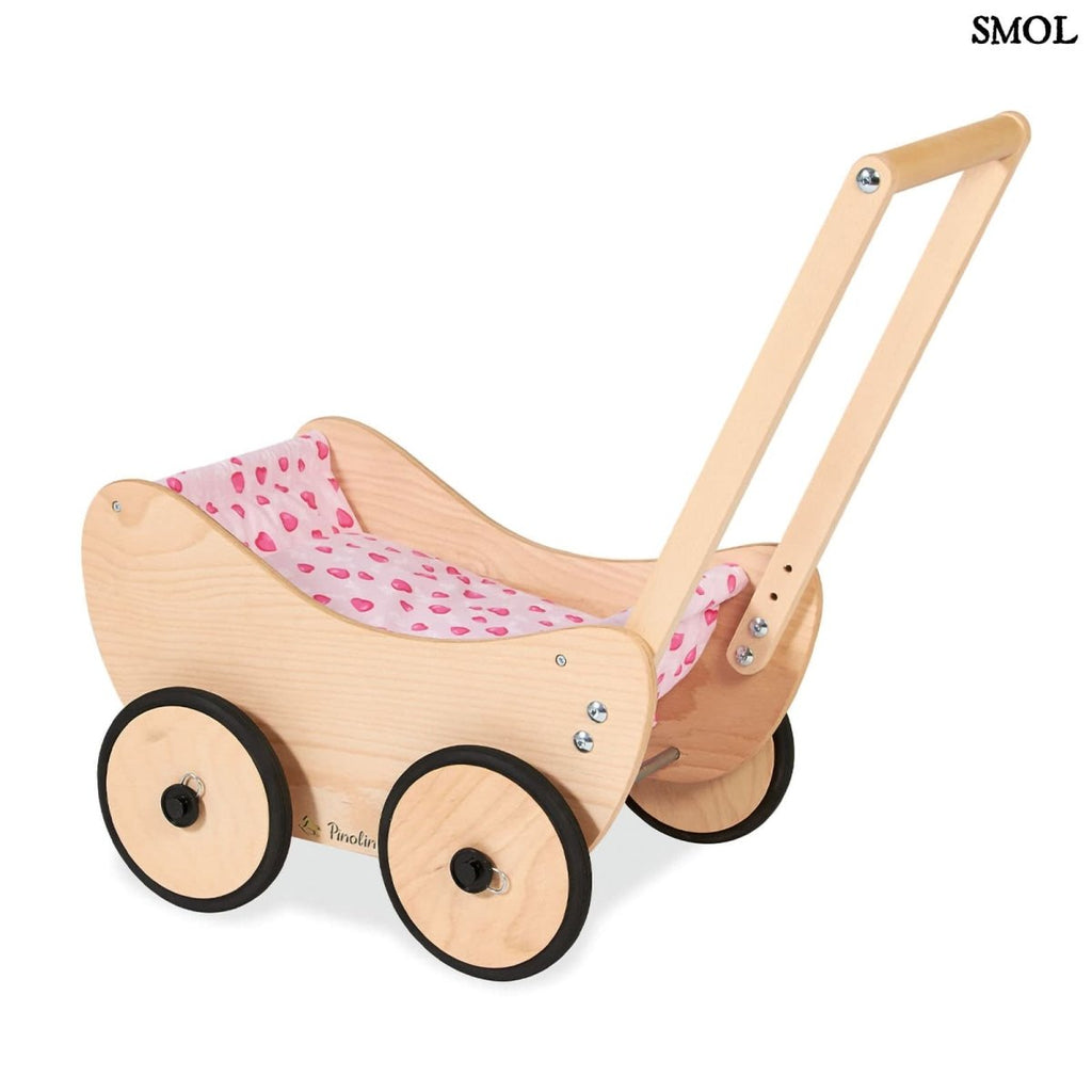 Fa Járássegítő Babakocsi, natúr | TRIXI - SMOL