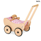 Fa Járássegítő Babakocsi, natúr | TRIXI - SMOL