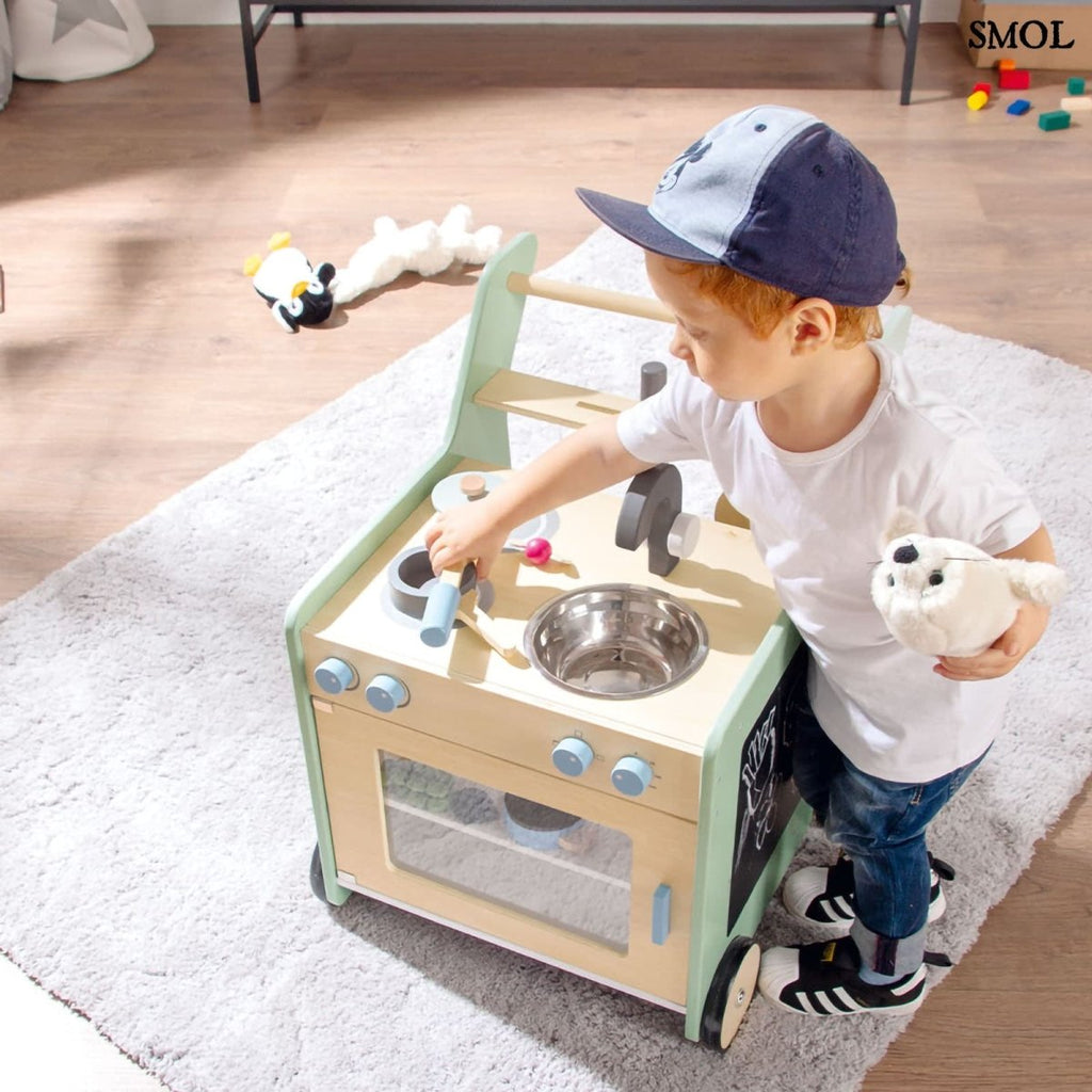 Fa Konyha Játékszett Kiegészítőkkel | KALLE - SMOL