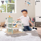 Fa Parkolóház Játékszett Kiegészítőkkel | KURT - SMOL