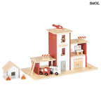 Fa Tűzoltóállomás Játékszett Járművekkel | BEN - SMOL