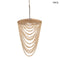 Fagolyós Csillár - natúr függőlámpa, L | WOODEN BEAD