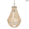 Fagolyós Csillár - natúr függőlámpa M | TEARDROP