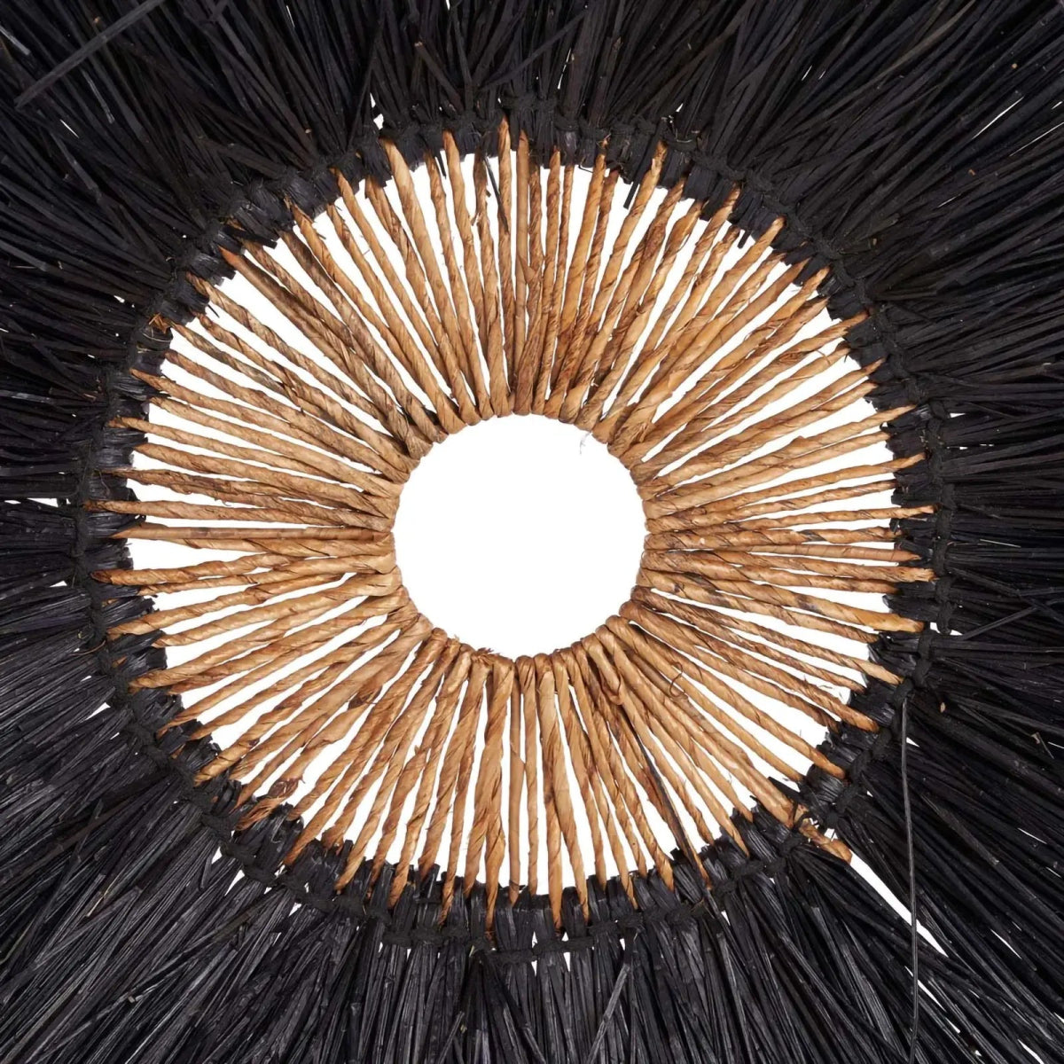 Fali dekor – banánlevél, fekete, kerek | MAUREA | SMOL - közepe