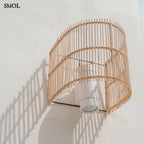 Fali lámpaernyő - rattan, 25 cm | GIGI - SMOL