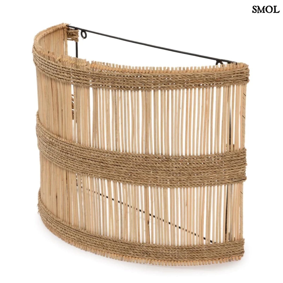 Fali lámpaernyő - rattan, 40 cm | DOEDOE - SMOL