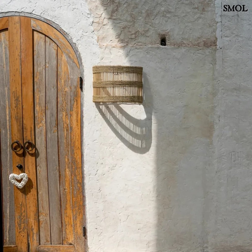 Fali lámpaernyő - rattan, 40 cm | DOEDOE - SMOL