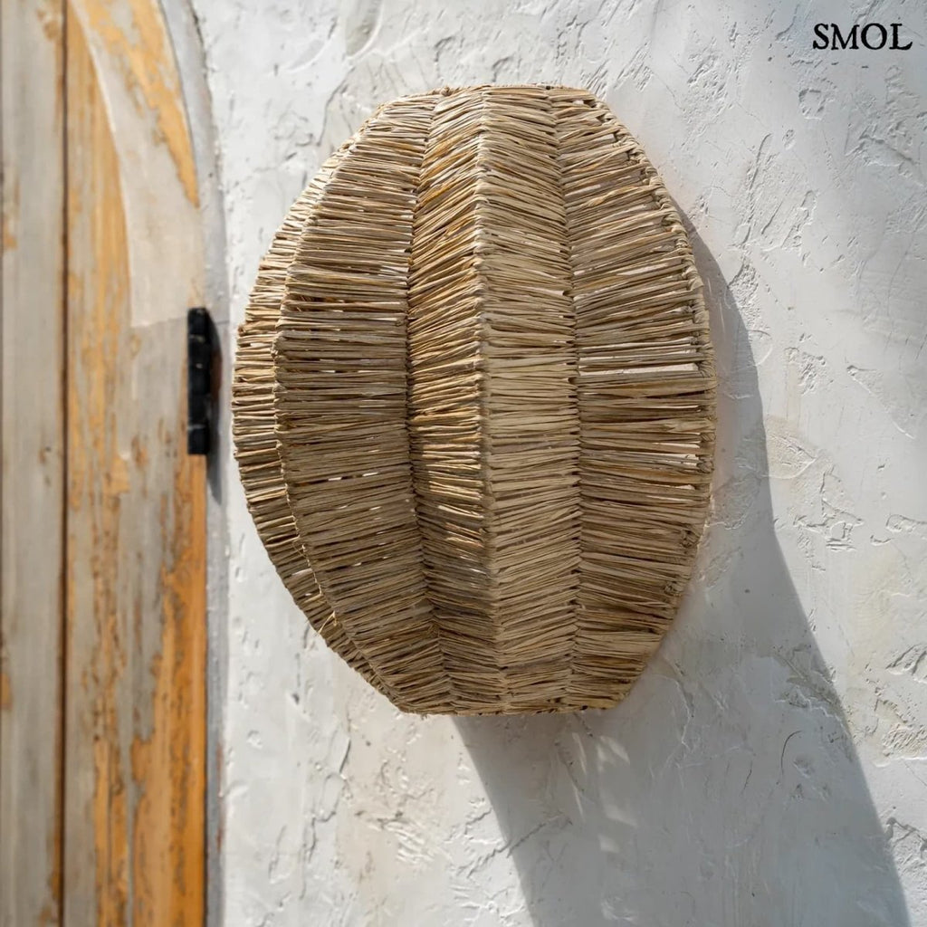 Fali lámpaernyő - természetes raffia, 40 cm | AVANTI - SMOL