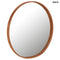 Wall mirror with leather frame | MIRROR
