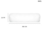 Hosszúkás fehér párnabelső puha töltettel méretekkel