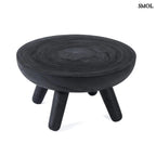 Fekete Kisasztal Suarfából, 78,5 cm| LOSTEN - SMOL