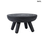 Fekete Kisasztal Suarfából, 78,5 cm| LOSTEN - SMOL