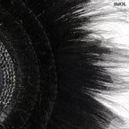 Fekete Tengerifű Falitükör - 90 cm | SUNKEN FOREST - SMOL