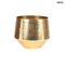 Metal Planter – Brass, Hammered, XL | HAMMERED