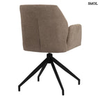 Forgószék – modern, barna kárpittal | STORM BROWN - SMOL