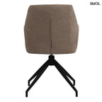 Forgószék – modern, barna kárpittal | STORM BROWN - SMOL