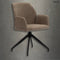 Drehsessel – modern, mit braunem Bezug | STORM BROWN