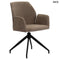 Drehsessel – modern, mit braunem Bezug | STORM BROWN