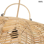 Függőlámpaernyő - nagyméretű, natúr, rattan, 65 cm | CERISE - SMOL