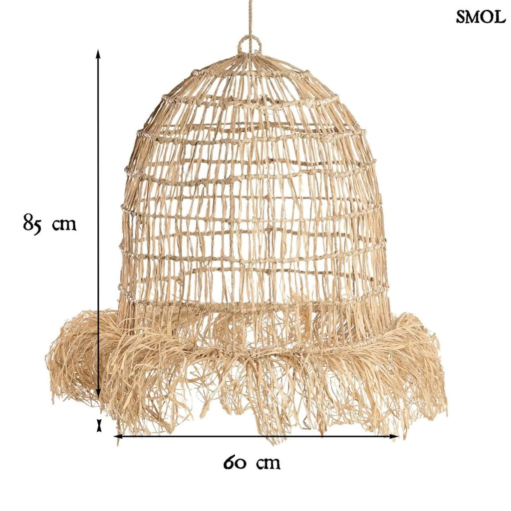 Függőlámpaernyő - természetes, 85 cm | CASITA - SMOL