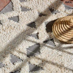 Gyapjúszőnyeg - kézzel szőtt, 150x200 | MATILDIS | SMOL - közelről