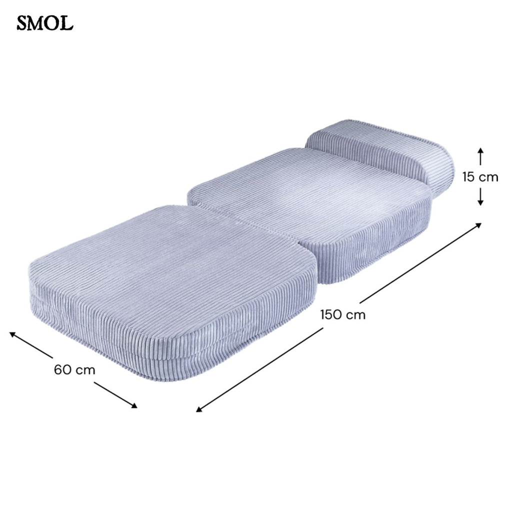 BLUEBERRY, ággyá alakítható gyerekfotel, 65x60x25 - smol.hu