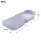 BLUEBERRY, ággyá alakítható gyerekfotel, 65x60x25 - smol.hu